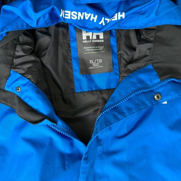 Helly Hansen Dubliner Rain Jacket | Racer Blue | Size XL - Picture 1 of 7